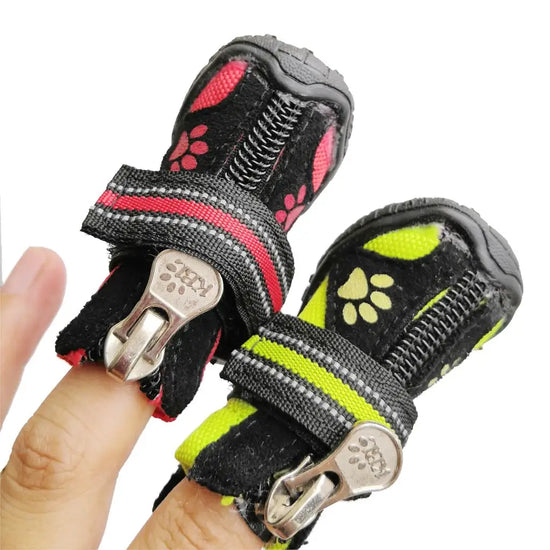 Waterproof Small Big Dog Golden Retriever Boots Winter Warm Margin Mullabrador 8 Sizes Large Pet Shoes Anti-skid Wear-resistant